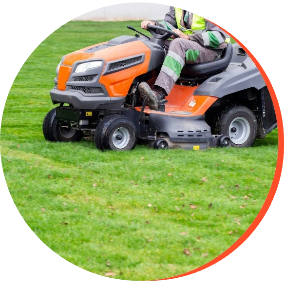 Ride on lawn mower